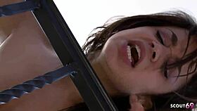 latina with big saggy natural tits begs neighbor for rough interracial anal creampie