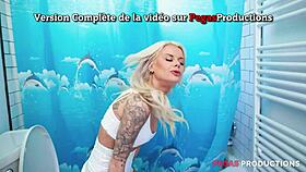 pegas productions ptite blonde gags on monster cock under shower 💦😈