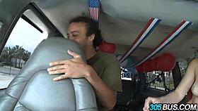 redhead delila darling rocks 4th of july public bang session