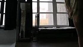 curvy latina elza kom teases in lingerie for panty worship domination