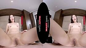 katana rides monster cock cowgirl style in reality