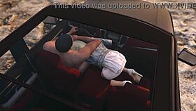 hey franklin scores hot hooker action in gta streets 🚗💋