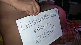 latina babe bends over for big cock in homemade bedroom fun