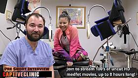 I'm the doctor's new sex slave getting deepthroated and creampied