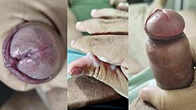 compilation of best small cock cumshots and handjobs with foreskin plus neighbor's hot masturbation finish part 6