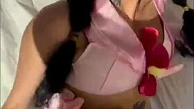 blue eyed latina mature dives into her first wild porn adventure