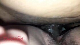 Watch him dump thick cum deep in that fat whore's ass