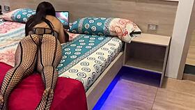 Horny milf with huge ass rides cock wildly and swallows hot cum load