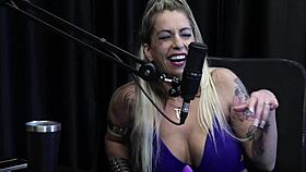 Julia Fontanelli blows robber client beyond sex in sheer red! 😈💦