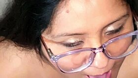 BBW Teases Cum Swallow Filling Her Big Belly Slowly