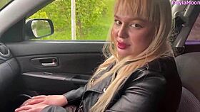 imagine a cute blonde stranger sucking you off in the car!