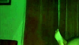 Big Tits Latina Slut Sucks and Fucks Two Cocks On Camera