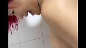 Homemade latina milf shower threesome gets wild 🚿👫💦