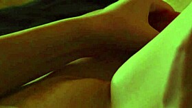 Pretty teen fucks wet pussy to slow-motion orgasm