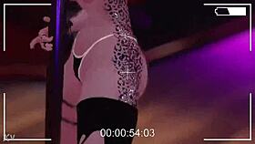 vrchat user spins through pole dancing highlights.