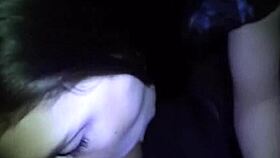 innocent looking young girlfriend gets pounded hard up the stairwell