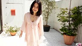 oh i'm so charmed by ayumi iwasa's hairy pussy and natural tits as she rides cock craving creampie