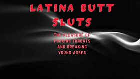 skinny latina sluts suck cock deep then take anal cum in mouth