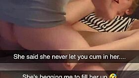oh i cheated milf wife got bred creampied snapchat comp yeah