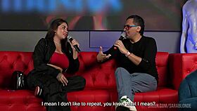 Sara Blonde Fucks Huge Cock Fan Live Cuckold Boyfriend