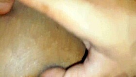 in this homemade video, indian woman endures rough anal creampie in doggystyle with big cock gaping close-up