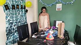 Happy birthday babe i had the hottest homemade sex my big tits bounced wild omg