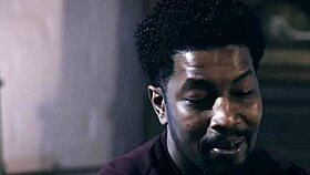 Horny brunette milf begs black stud for deep creampie pussy filling