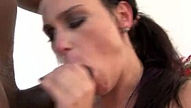 Interracial anal orgy with double penetration and ass-to-mouth swallowing cum!