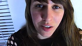 petite braces girl jealous over friend's new lover gives sloppy blowjob and swallows cum