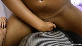 dominant brazilian lezdom sits on face demanding pussy licks