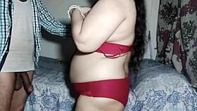 Pounding big ass on gorgeous bbw mature with my huge dick dirty hindi talk