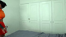 bilma's nympho cravings make her swallow every drop hungrily