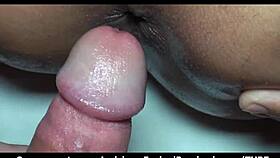 dude ladyboy kon takes bareback pounding with piss and cum everywhere