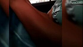 No Money For Taxi, Petite Latina Fucks Driver Doggystyle In Car Hoping Not To Get Caught