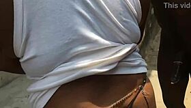 bbc dominating chubby neighbor slut with monster cock outdoors