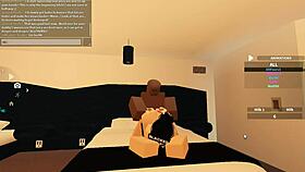 blacked roblox babe rides monster bbc doggystyle 💦🍑