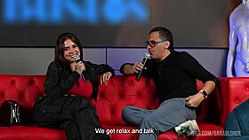 Sara Blonde Fucks Huge Cock Fan Live Cuckold Boyfriend