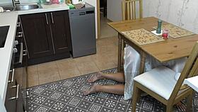 Stuck Teacher Bent Over for Intense Doggystyle College Fuck