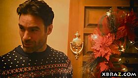 hot mature milf squirts wildly on thick cock at christmas