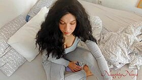 😈 Step-mom grabs my viagra cock bends over for creampie squirting fuck 🍆💦