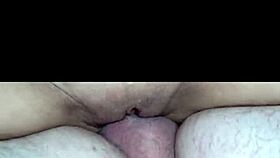 homemade toy play ends in squirting creampie