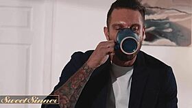 Ginger Hottie Craves Wild Bed Fucking and Sticky Pussy Cum