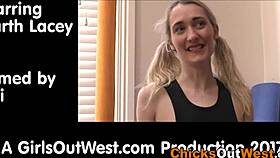 Skinny Aussie Feels Buttplug Waves of Intense Pleasure