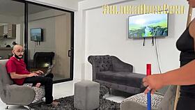 😏 my hot roommate teases with dirty talk then rides my cock creampie style 🔥