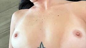 mira luv teases and seduces her hot neighbor in steamy pov fantasy with tattooed latina curves