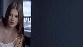 horny 18+ babe rubs wet muff craving deep penetration reality style