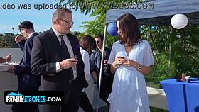 dirty sluts gal and aubree dive into sloppy four-way orgy with mature partners