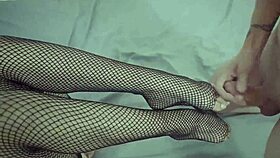 i milked two monster cocks with my curvy feet for double massive cumshots explosion