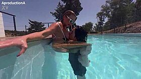 diving deep for underwater anal toyboy pounding