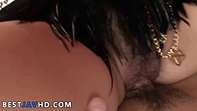 konatsu aozona's huge tits jiggle in wild jav threesome creampie pounding